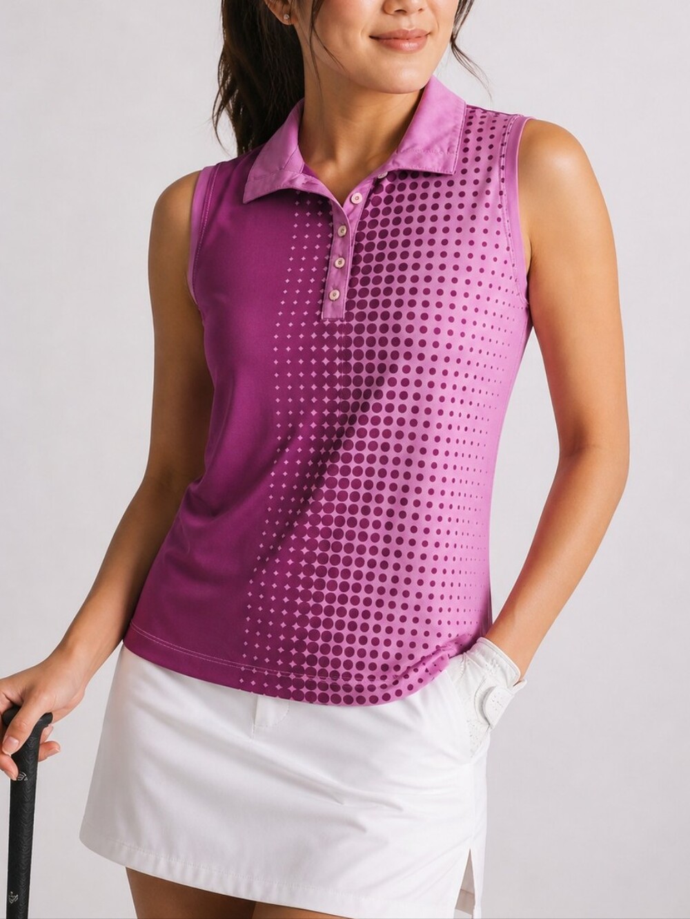 Nike Golf Dri-FIT Sleeveless Polo – Women’s Size M